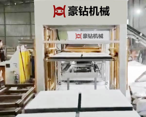 水磨石磚機 無機石英石壓磚機視頻